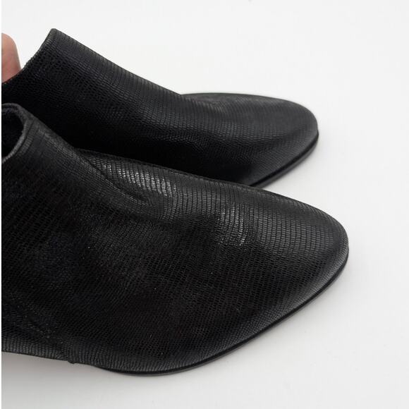 Trotters Keegan Heel Pump Women's T2059-008 Side Zip Black Size US9W EU40 - Picture 10 of 11